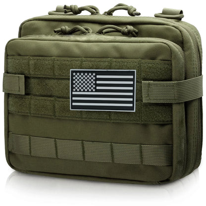 Tactical Admin Pouch MOLLE EDC EMT Utility Pouch Double Layer