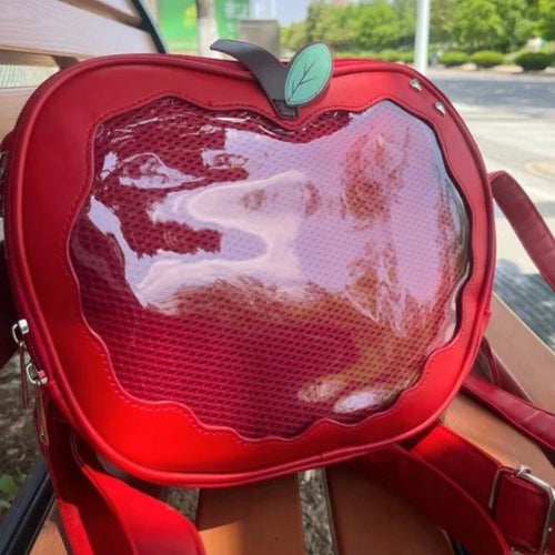 Fruit Ita Bag Backpack – Tomato & Apple Plush Shoulder Bag