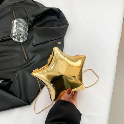 Star-Shaped Acrylic Mini Bag – Party Clutch Purse for Women