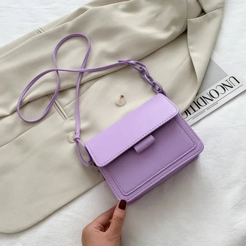 Brand Women S Small Crossbody Bag Lightweight Pu Leather Messenger Flap Handbag Purse Summer Travel