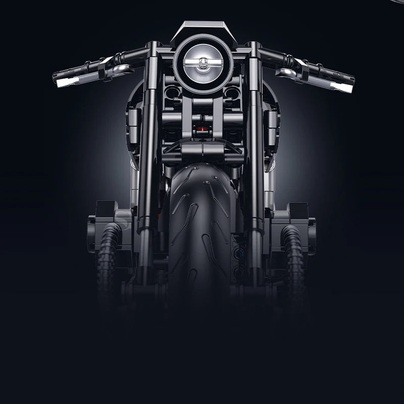 RaceForge Top Speed MOC Motorcycle Building Blocks 1:8 Scale
