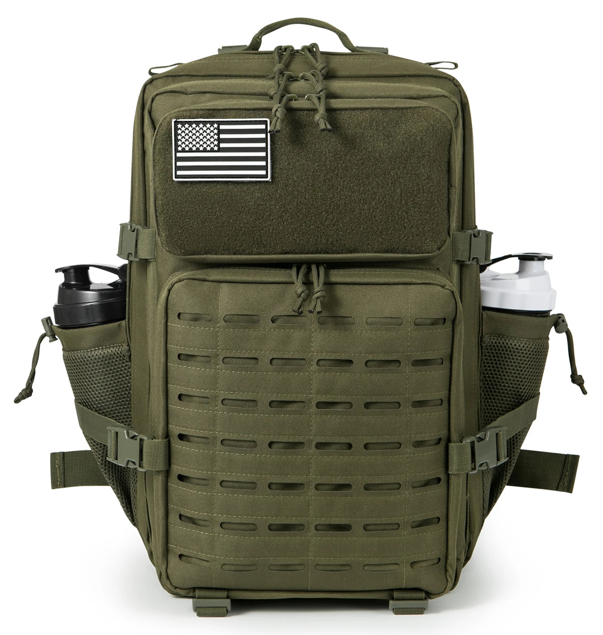 45L Tactical Backpack with Bottle Holder – MOLLE Rucksack for Men