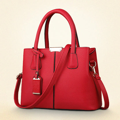 Large Women's Tote Bag – Structured Square Shoulder Handbag