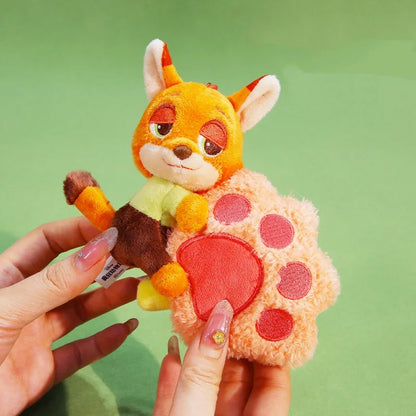 Zootopia Plush Keychain Doll – Cute Bag Charm Pendant