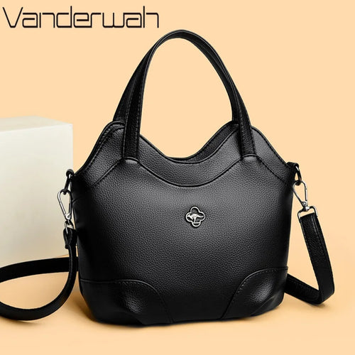 Leather Tote Shoulder Bag for Women – Luxury Handbag