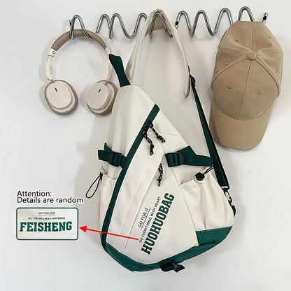 Crossbody Sling Bag Large Capacity Casual Streetwear Shoulder Bag