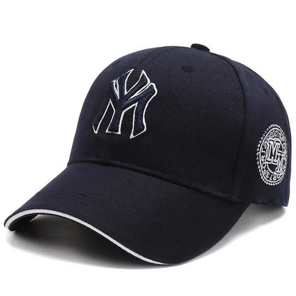 NY Embroidery Baseball Cap – Unisex Cotton Snapback Hat