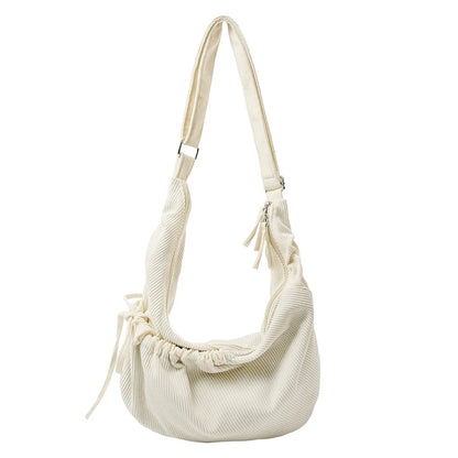 Corduroy Crossbody Shoulder Bag for Women