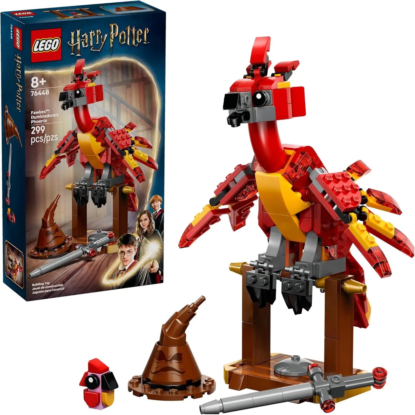 LEGO 76448 Harry Potter Fawkes – Dumbledore's Phoenix Building Set