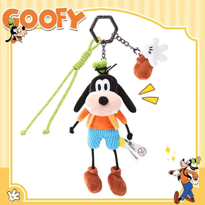 Mickey & Friends Plush Keychain Pendant – Cute Stuffed Doll