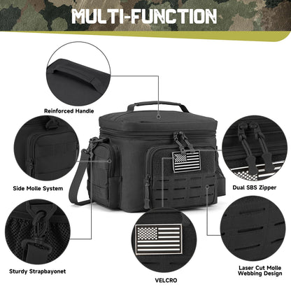Tactical Insulated Lunch Box Bag for Men