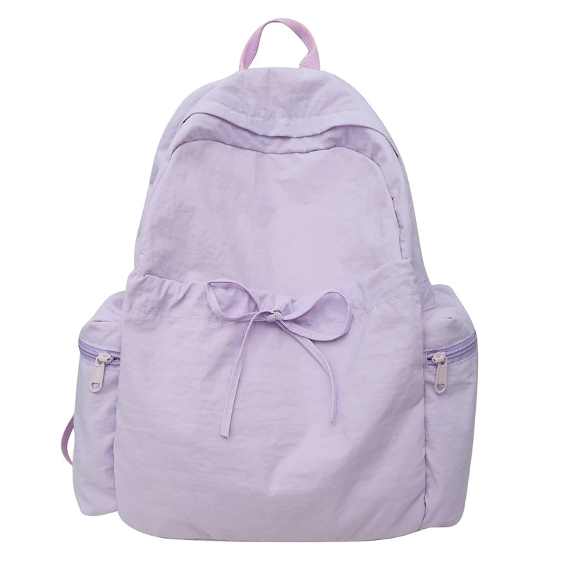 Women's Nylon Backpack – Cute Casual School & Travel Bag