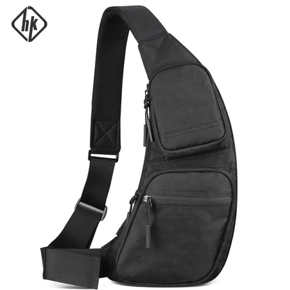 Waterproof Men's Sling Bag – X-Pac Crossbody Chest Pack with Phone Pouch
