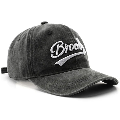 Vintage Washed Baseball Cap – City Embroidery Unisex Dad Hat