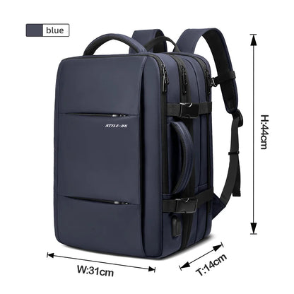 Waterproof Anti-Theft Laptop Backpack 15.6" – Business Travel Bag for Men