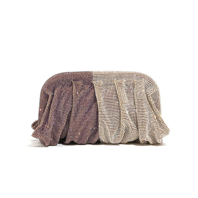 Crystal Evening Clutch Bag – Women's Diamond Party Purse