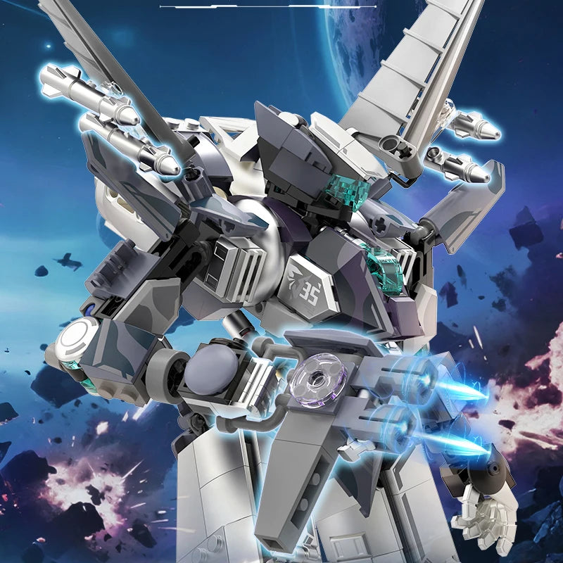 Star Battle Mech Robot Building Blocks Set 600 Pcs MOC
