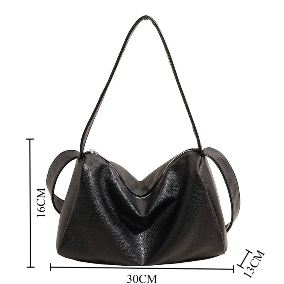 Women's PU Leather Shoulder Bag – Crossbody Handbag