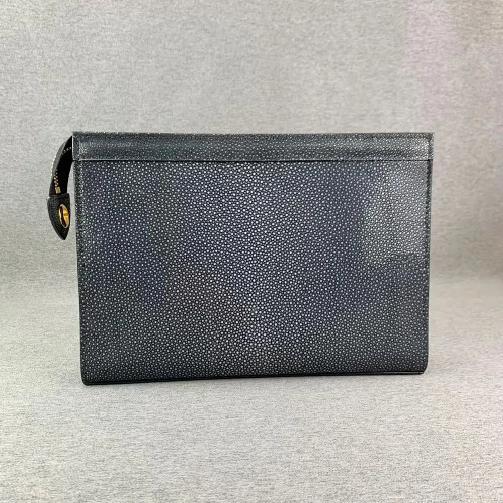 Stingray Skin Men's Luxury Envelope Clutch Bag