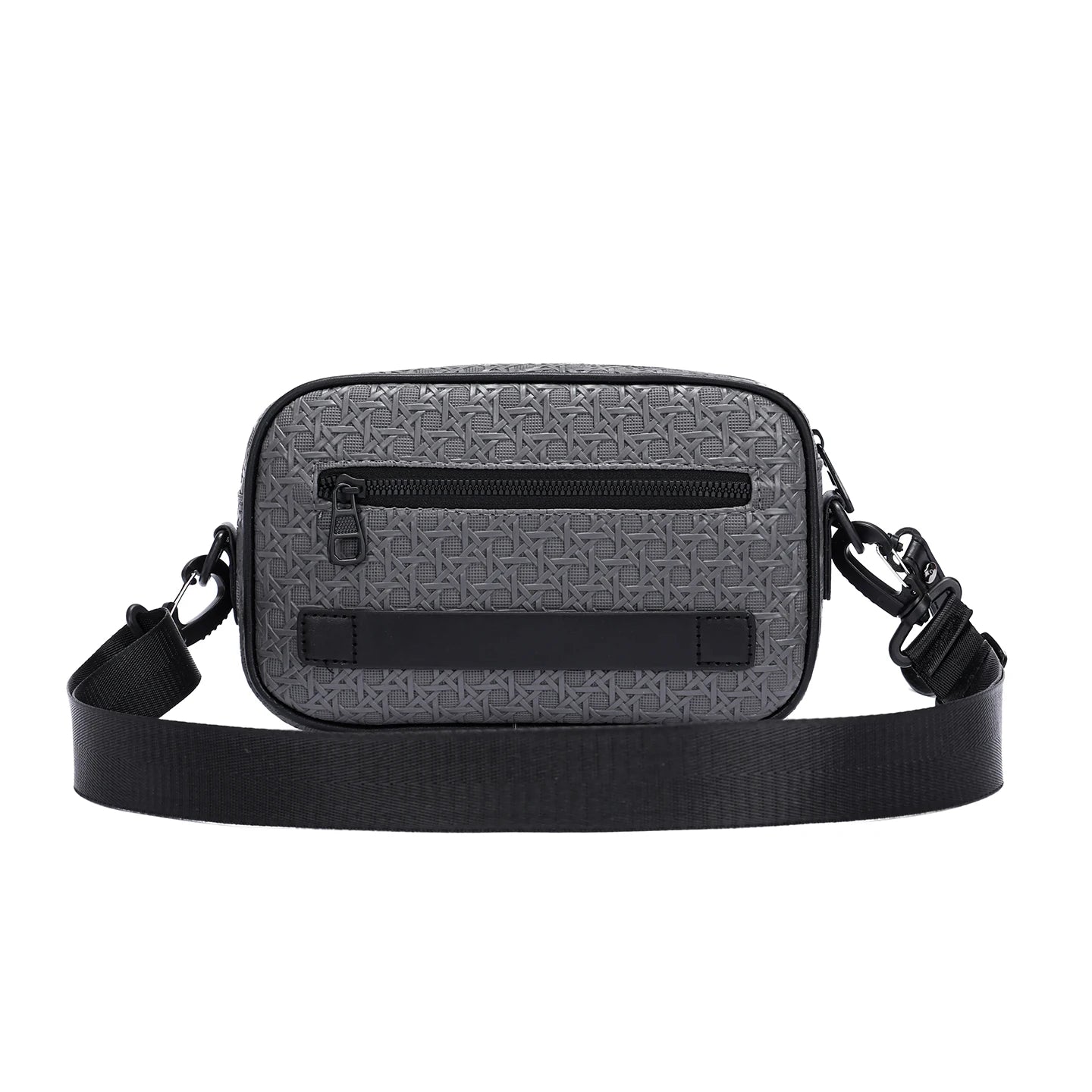 Men's PU Leather Crossbody Bag – Business Shoulder Bag for Work & Travel