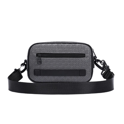 Men's PU Leather Crossbody Bag – Business Shoulder Bag for Work & Travel
