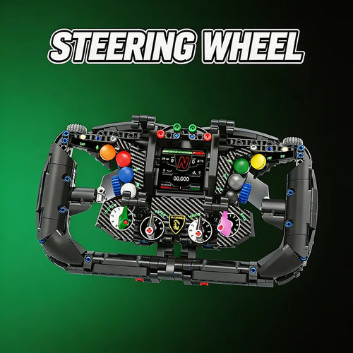 F1 Racing Steering Wheel Building Blocks Set – 833-867 Pcs