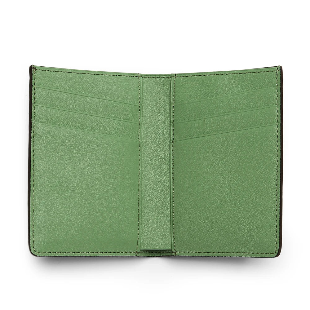 Custom Monogram Luxury Leather Wallet – Crocodile Pattern RFID Blocking