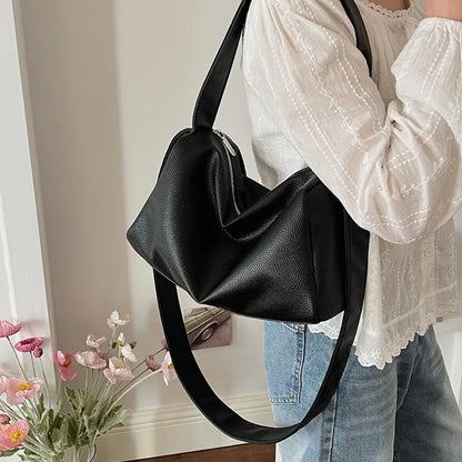 Women's PU Leather Shoulder Bag – Crossbody Handbag
