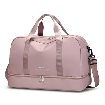 Gym Duffel Bag with Shoe Compartment – Large Sports Travel Bag