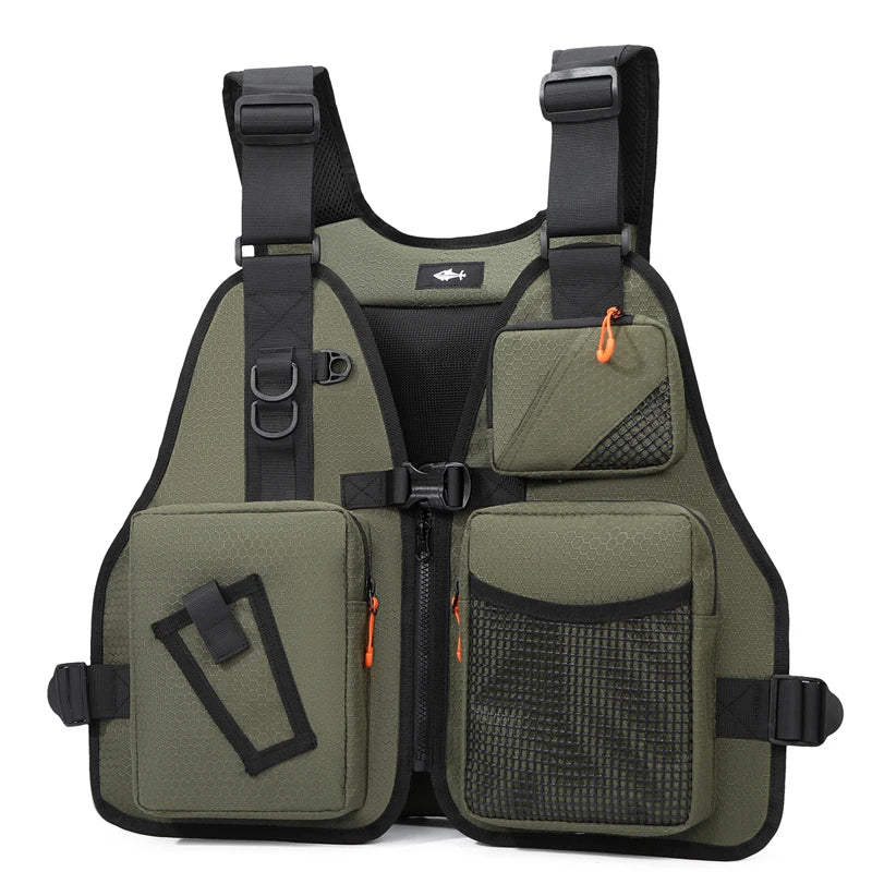 Fly Fishing Vest – Tactical Mesh Chest Rig for Men & Women