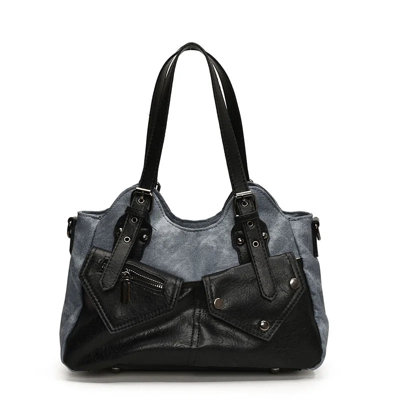 Retro Shoulder Tote Bag – Versatile Women's Handbag
