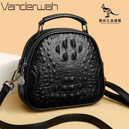 Crocodile Leather Crossbody Bag – Luxury Women's Shoulder Handbag