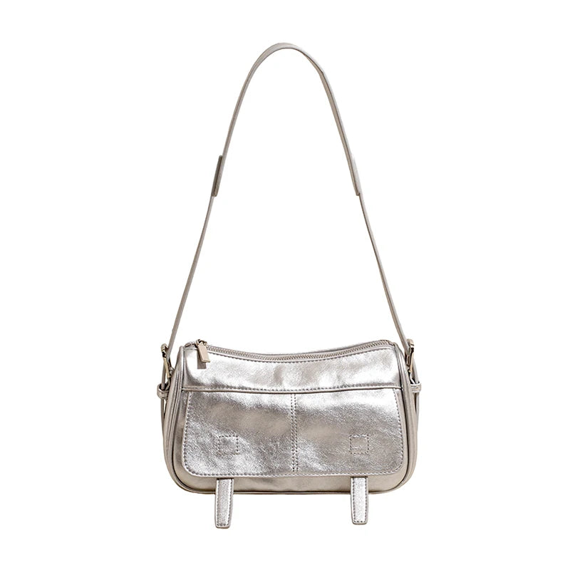 Women's Retro Soft Leather Crossbody Bag – Vintage Shoulder Bag with Optional Pendant