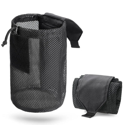Tactical Magazine Dump Pouch – Roll-Up Mesh MOLLE Utility Bag