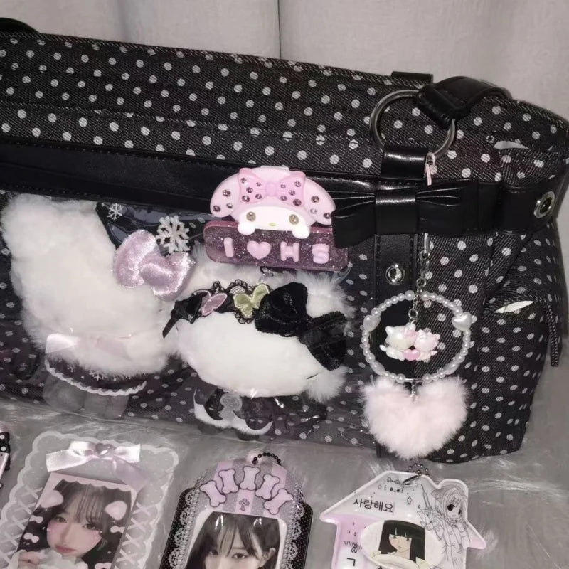 Polka Dot Ita Bag – Japanese Lolita Shoulder Tote