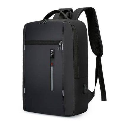 Waterproof Laptop Backpack – 15.6" USB Charging Business Travel Bag