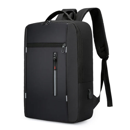 Waterproof Laptop Backpack – 15.6" USB Charging Business Travel Bag