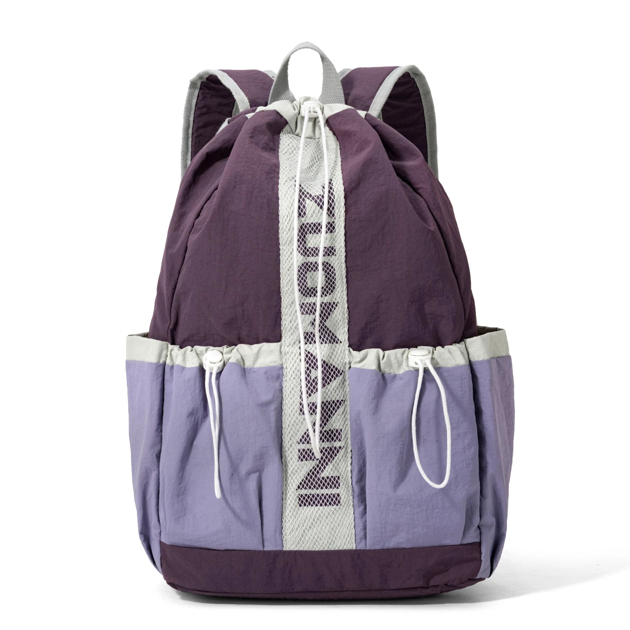 Gym Drawstring Backpack – Large Sports Bag with Side Pockets