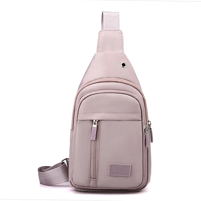 Women's Crossbody Chest Bag – Nylon Sling Shoulder Bag