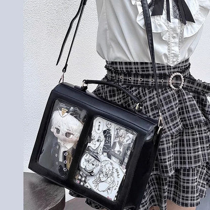 Japanese Transparent Ita Bag Large Capacity Crossbody Shoulder Bag