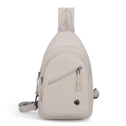 Women's Waterproof Nylon Sling Chest Bag – Lightweight Crossbody Shoulder Bag