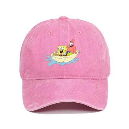 SpongeBob & Patrick Baseball Cap – Unisex Cartoon Hat