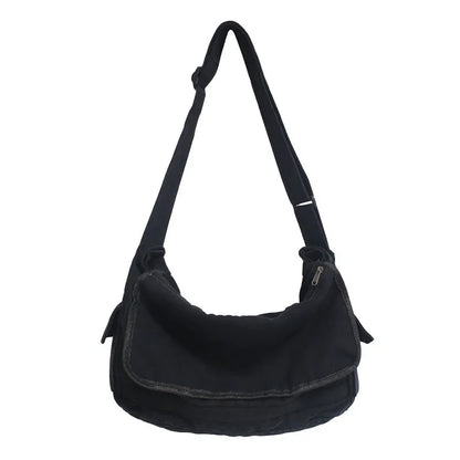 Canvas Messenger Bag – Large Capacity Women's Shoulder Bag
