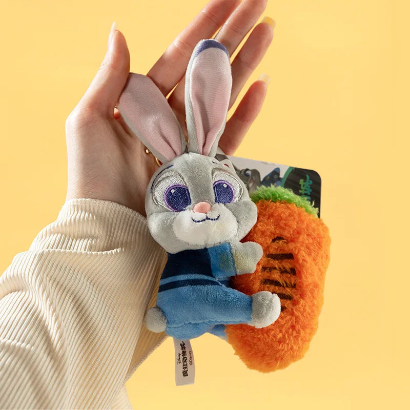 Zootopia Plush Keychain Doll – Cute Bag Charm Pendant