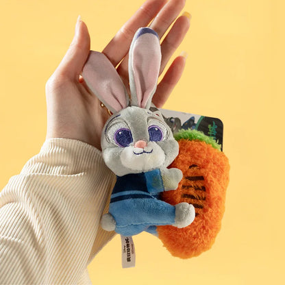 Zootopia Plush Keychain Doll – Cute Bag Charm Pendant