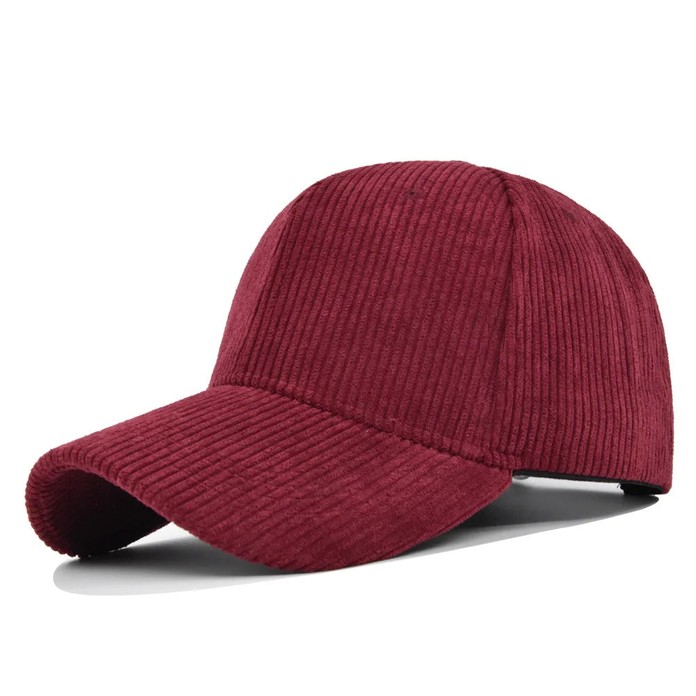 Women's Corduroy Baseball Cap – Snapback Hip Hop Hat