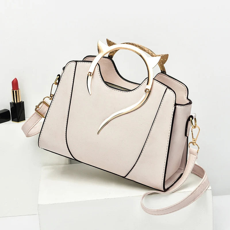 Cat Ear Handle Women's Crossbody Handbag