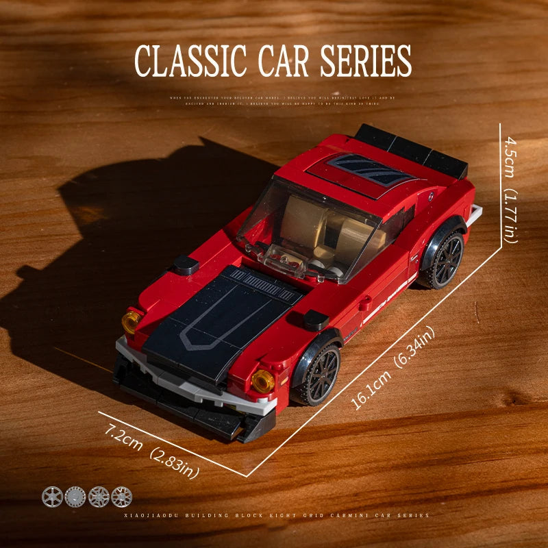 Classic Racing Car Building Blocks – JDM Sport Model Kit