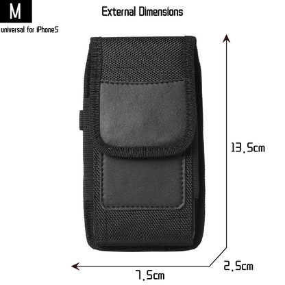 Nylon Cell Phone Waist Bag – Fanny Pack with Belt Loop for Men & Women