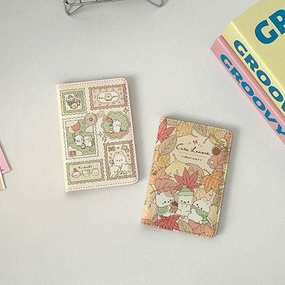 Cute Cartoon PU Leather Passport Cover – Waterproof Travel Holder